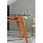 Palace spisebord 160 cm - Eik/glass