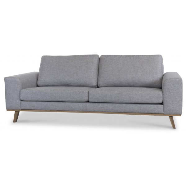 Stockholm 3-seters sofa - Gr/Eik