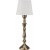 Therese bordlampe - Offwhite/antikk messing - 51 cm