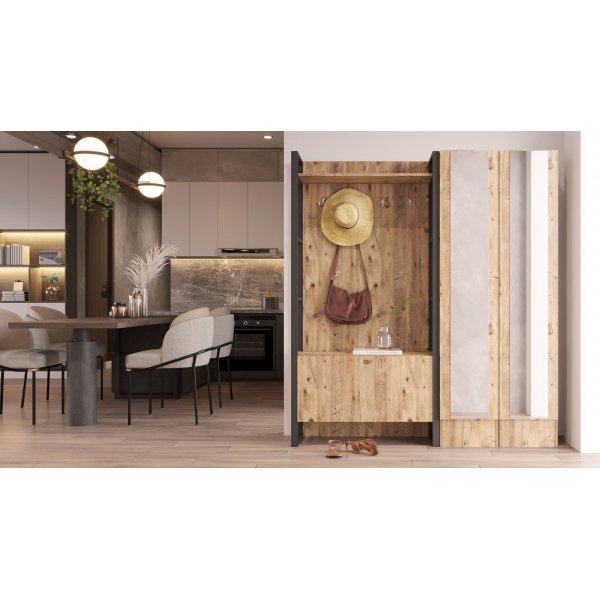 Metal gangmøbel 17 - Furu Metal gangmøbel 17 - Furu