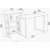 Rino skrivebord 133 x 60 cm - Hvit