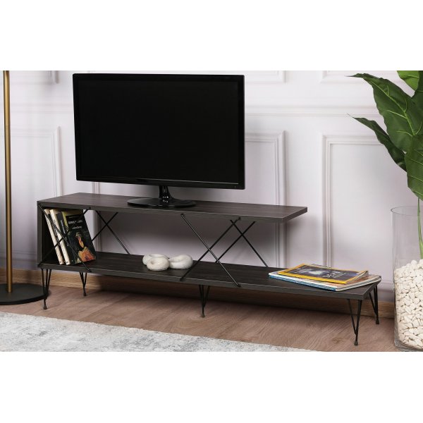 Street mediebenk - Mørkebrun Street mediebenk - Mørkebrun