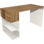 Alphonzo skrivebord - Hvit/valntt