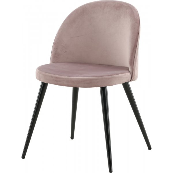 Alice spisestol - Rosa/svart