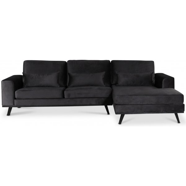 Ranger divansofa hyre - Antrasittgr flyel