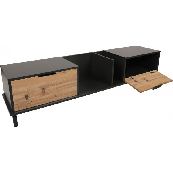 Ibiza mediebenk - Eik/antrasitt Ibiza mediebenk - Eik/antrasitt