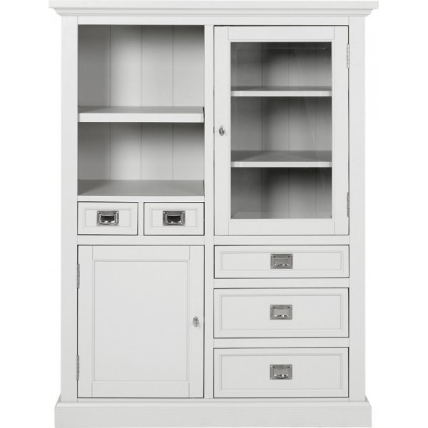 Marstrand vitrineskap / highboard - Lysegr