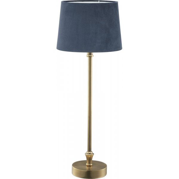 Liam bordlampe - Bl/messing - 59 cm