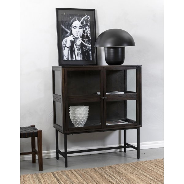 Lamier vitrineskap highboard - Brunbeiset Lamier vitrineskap highboard - Brunbeiset