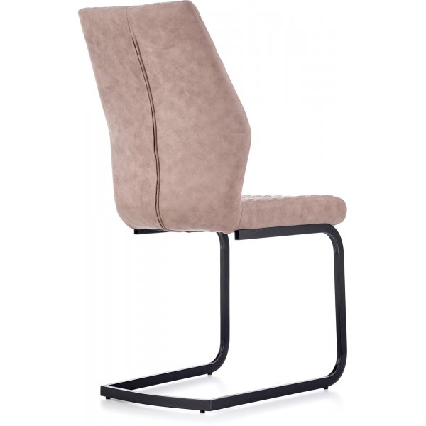 Floretta spisestol - Mørk beige/svart Floretta spisestol - Mørk beige/svart