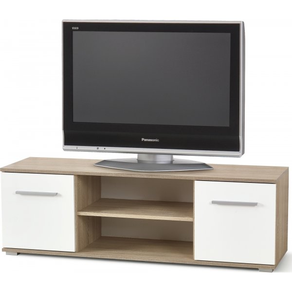 Multimediabenk Abdel - Hvit/eik Multimediabenk Abdel - Hvit/eik