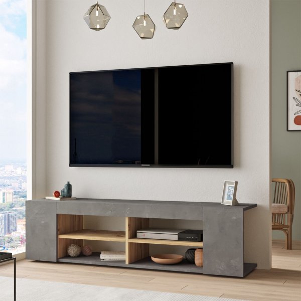 Luvio mediebenk 13 - Eik/slv