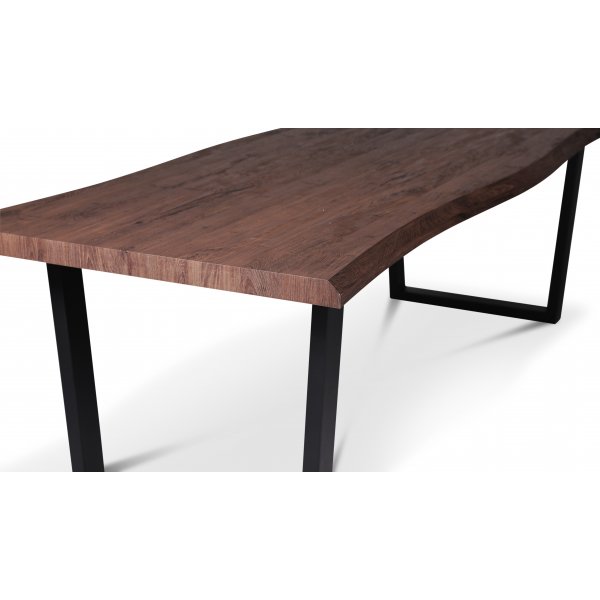 Bretagne spisebord 240 cm - Brun/svart Bretagne spisebord 240 cm - Brun/svart