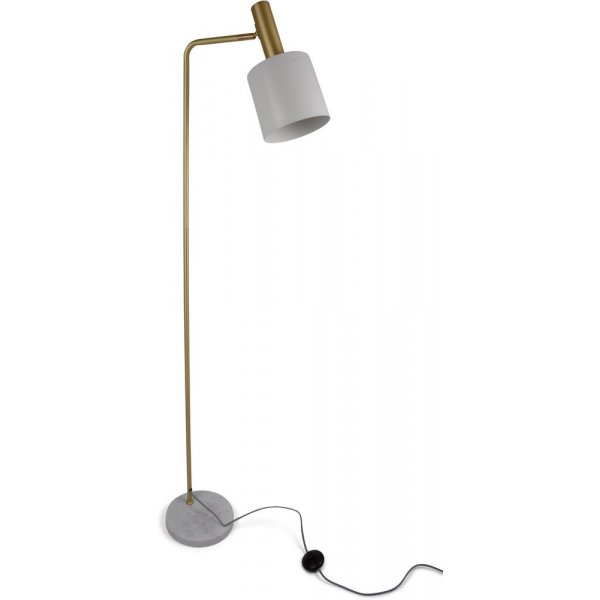 Gulvlampe Evesham - Gull/hvit