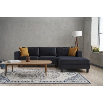 Kale divan sofa hyre - Antrasitt flyel