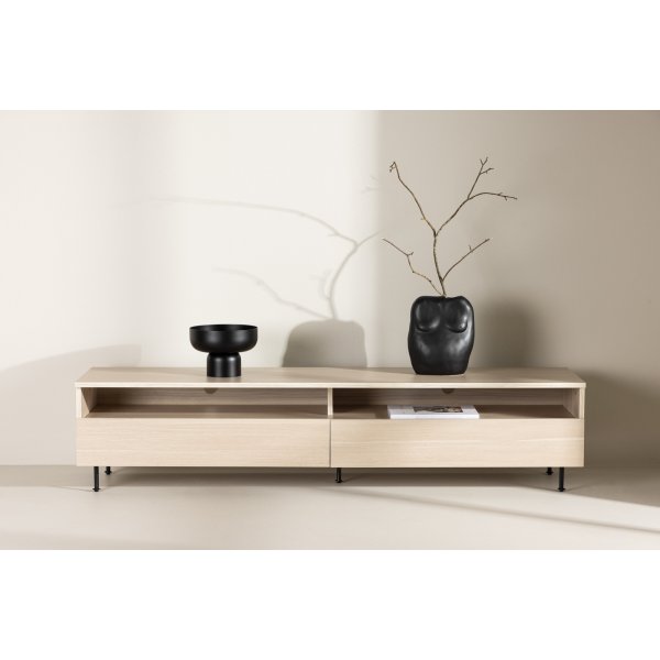 Navarra TV-stativ - Hvitvasket Navarra TV-stativ - Hvitvasket