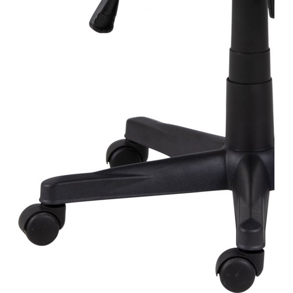 Vayne svart gamingstol med grnne detaljer