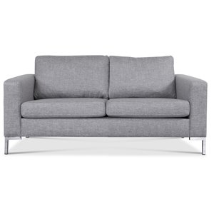 Nova 2-seters sofa - Grå + Møbelpleiesett for tekstiler Nova 2-seters sofa - Grå + Møbelpleiesett for tekstiler