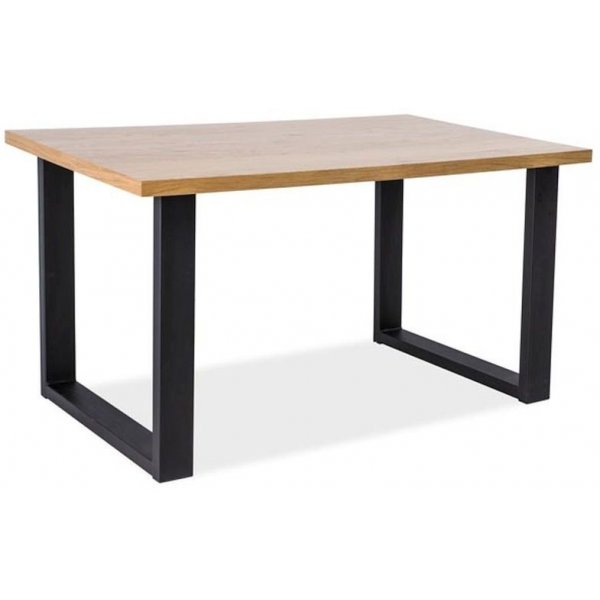 Aubrianna salongbord 110 x 60 cm - Sort/oljet eik