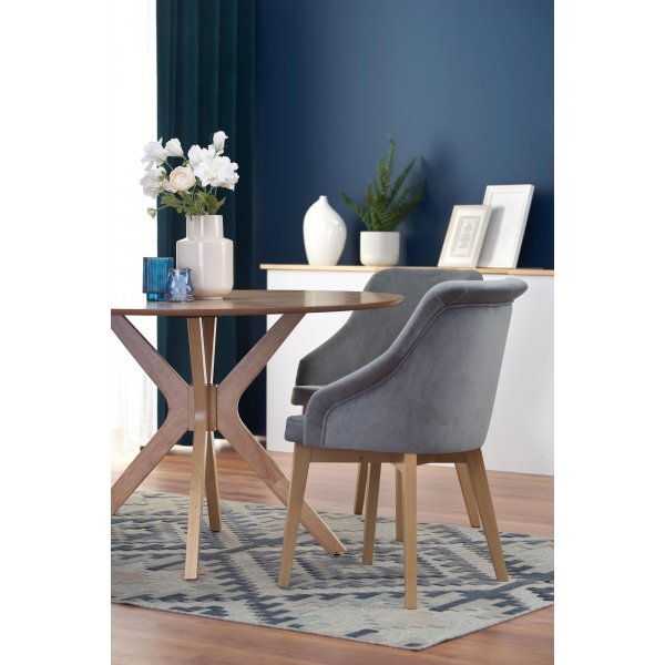 Cage spisebord Ø120 cm - Eik + Flekkfjerner for møbler Cage spisebord Ø120 cm - Eik + Flekkfjerner for møbler