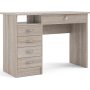 Function Plus skrivebord med 4 skuffer 109,3 x 48,5 cm - Trffel