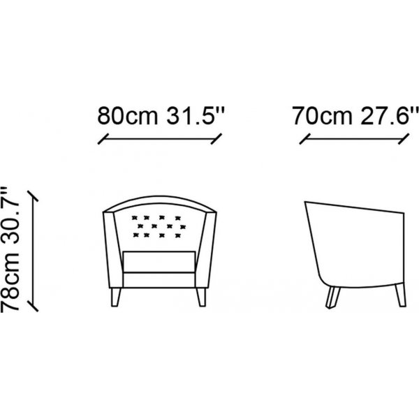 Anatolia lenestol - Lysebrun Anatolia lenestol - Lysebrun