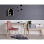 Giza Veggknapper for oppheng - Rosa / messing - 3 stk