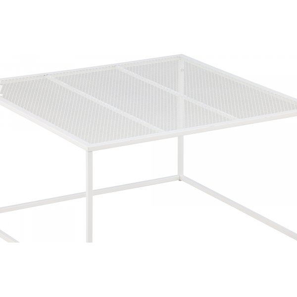Netz salongbord 80 x 80 cm - Hvit Netz salongbord 80 x 80 cm - Hvit