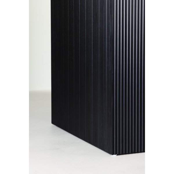 Matilda spisebord 130-180 x 130 cm - Sort