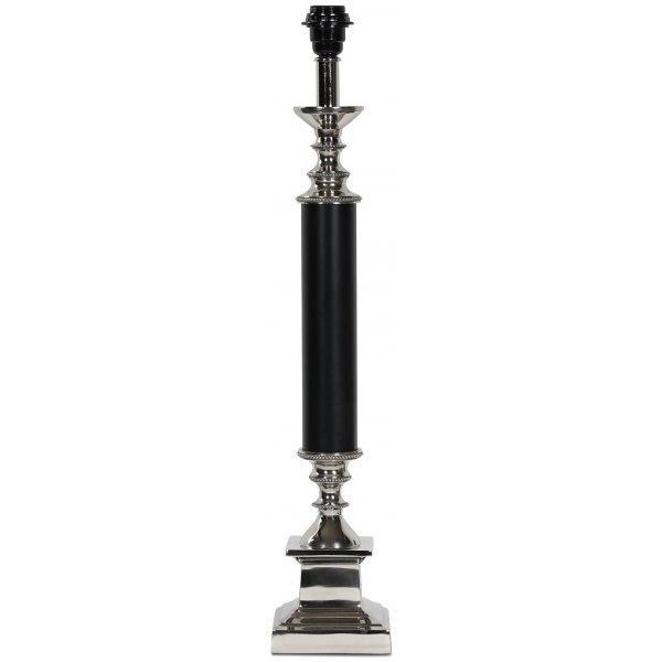 Zero lampefot H64 cm - Svart / Krom