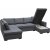 Solna U-sofa 309 cm - Mrk gr + Tekstilrens for mbler