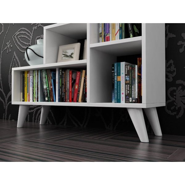 Nisa bokhylle - Hvit Nisa bokhylle - Hvit