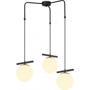 Ozon taklampe 6276 - Sort/hvit