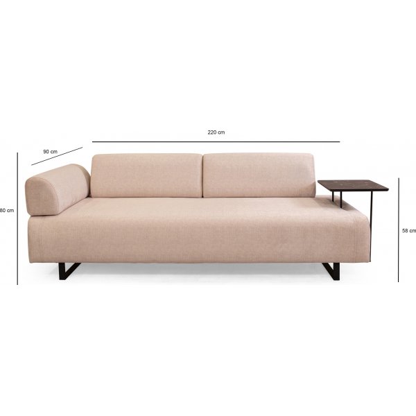 Infinity 3-seters sovesofa - Beige Infinity 3-seters sovesofa - Beige
