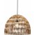 Taklampe med blonder for utendrs bruk - Naturlig - 46 cm