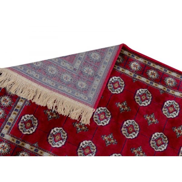 Kunstsilketeppe Puri - R�d