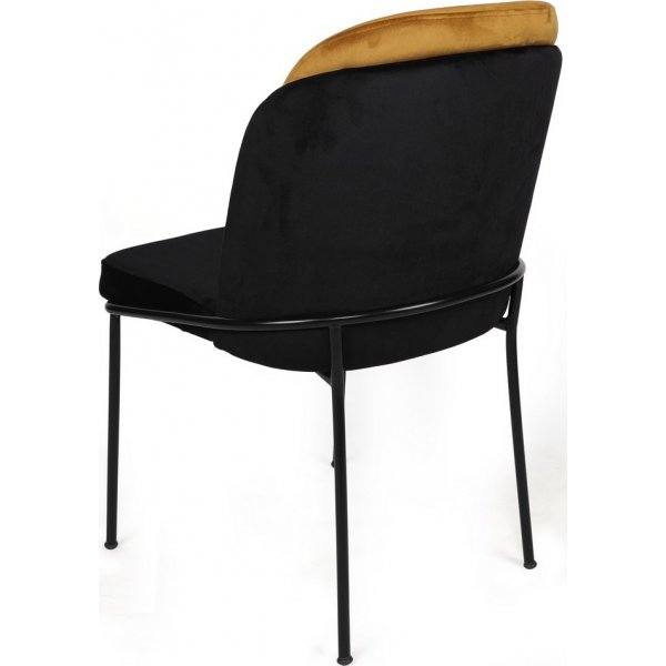 Doris spisestolsett - Gul/svart Doris spisestolsett - Gul/svart