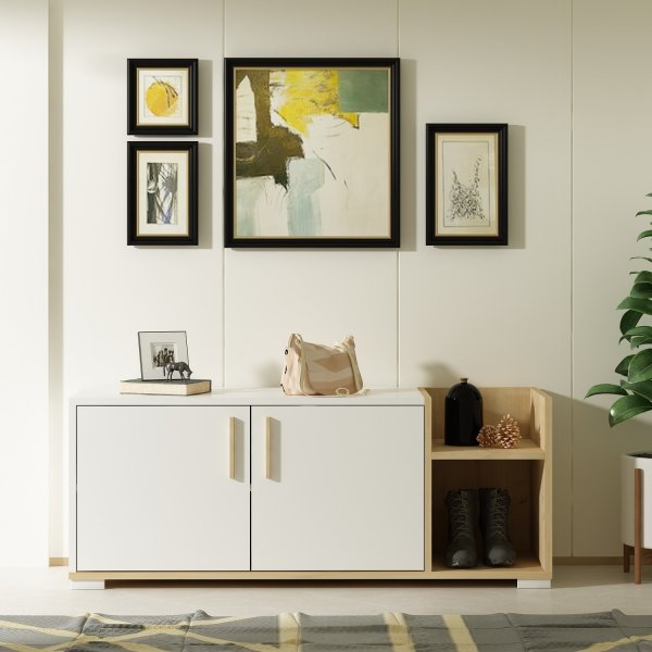 Susanne skoskap - Safir eik/hvit Susanne skoskap - Safir eik/hvit