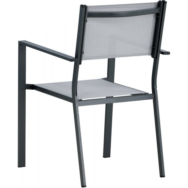 Copacabana spisestuestol - Sort/Grå Copacabana spisestuestol - Sort/Grå