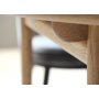 Boble rundt spisebord 120 cm i oljet eik