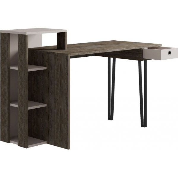 Loyd skrivebord - Brun/lys mokka