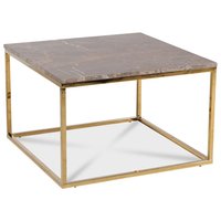 Accent stuebord 75 - Brun marmor / Blank messing Accent stuebord 75 - Brun marmor / Blank messing