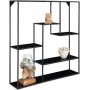 Vita vegghylle - svart - 85x85x18