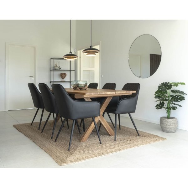 Murcia spisebord - Teak - 200x90x75 Murcia spisebord - Teak - 200x90x75