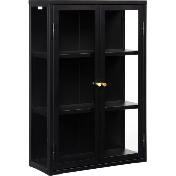 Toddy svart veggskap med dobbel dør H90 cm Toddy svart veggskap med dobbel dør H90 cm