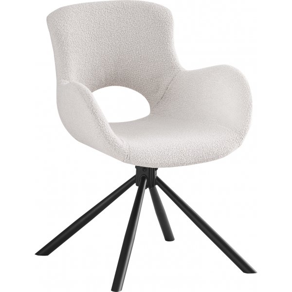 Amorim spisestol Offwhite boucle
