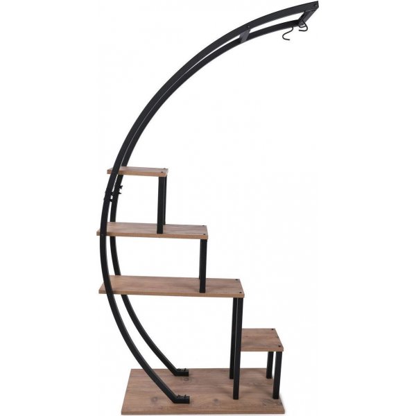 Garden plantehylle - Furu/svart Garden plantehylle - Furu/svart