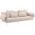 cker 3-seters sofa - Beige/hvit