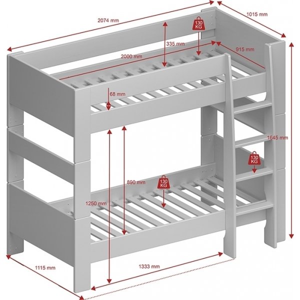 For barn k�yeseng 90 x 200 cm - Ishvit
