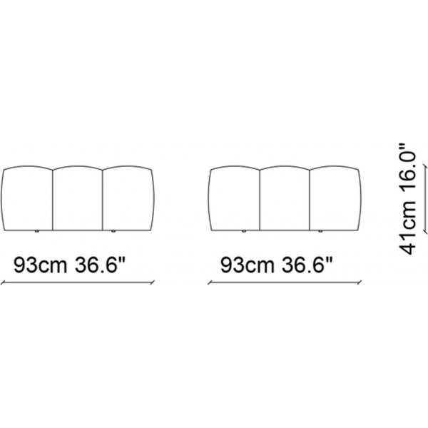 Chocolate puff, firkant - Brun Chocolate puff, firkant - Brun